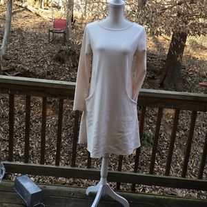 Occasionally Made Cream Winter White Shift Dress